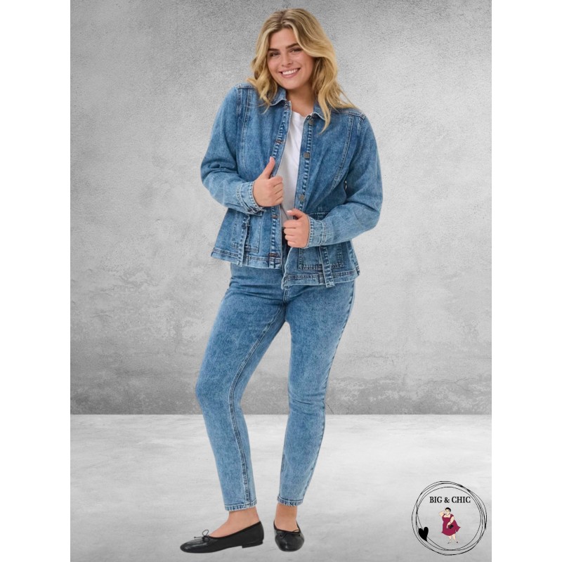 KAFFE CURVE Spijkerjas Elona 