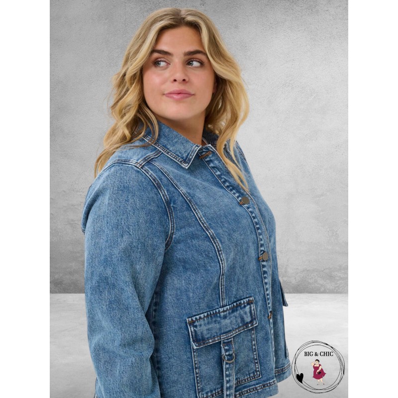 KAFFE CURVE Spijkerjas Elona 