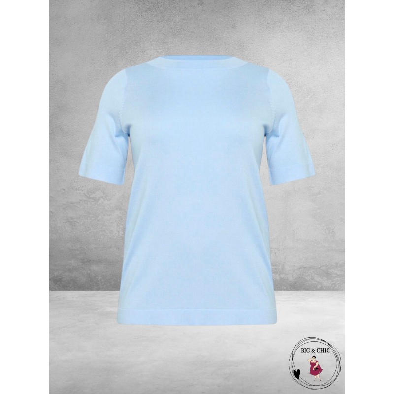 KAFFE CURVE Trui Lizzy Boatneck Windsurfer