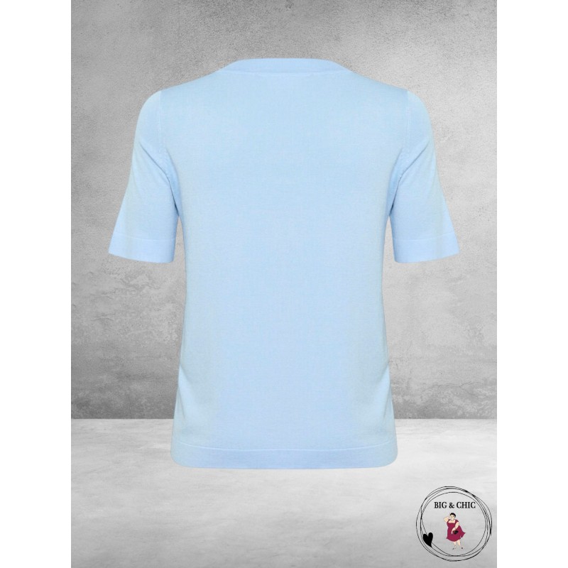 KAFFE CURVE Trui Lizzy Boatneck Windsurfer