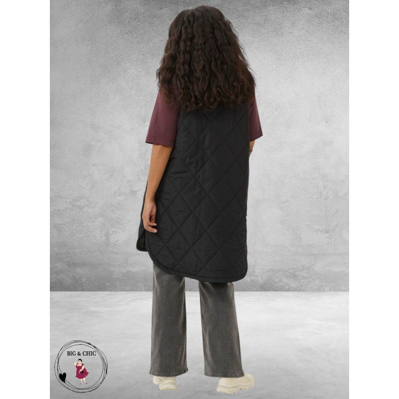 KAFFE CURVE Bodywarmer Malena Black Deep