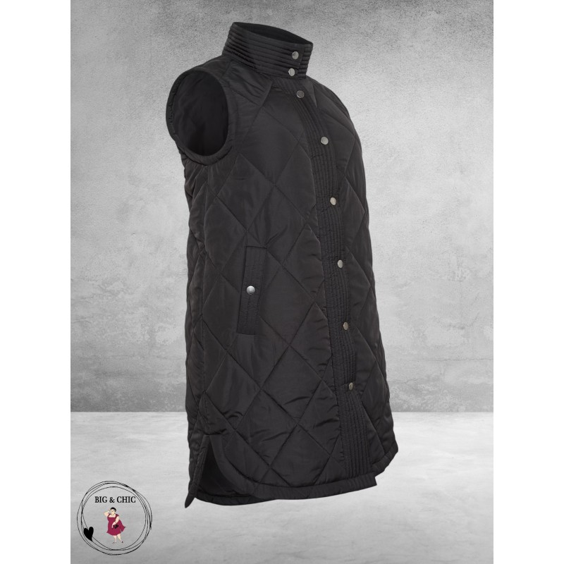 KAFFE CURVE Bodywarmer Malena Black Deep