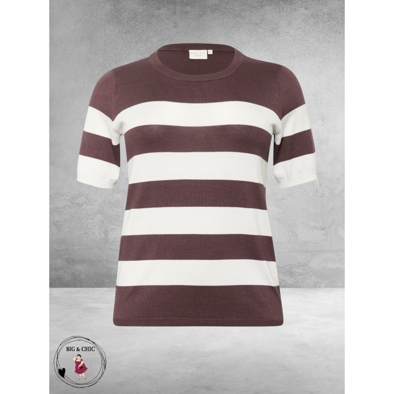 KAFFE CURVE Trui Lizzy Windsurfer/Fudge