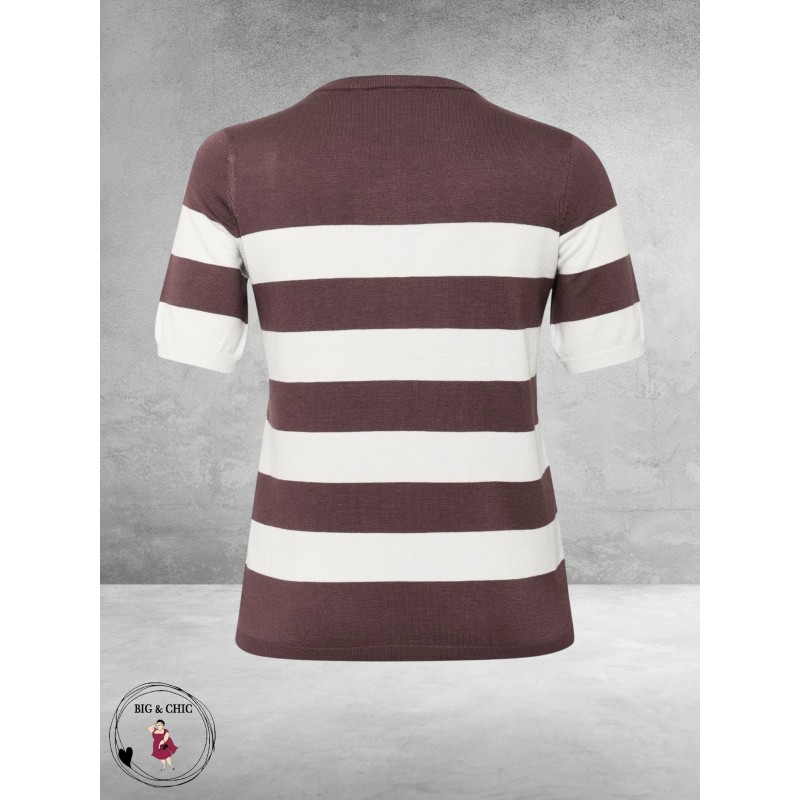 KAFFE CURVE Trui Lizzy Windsurfer/Fudge