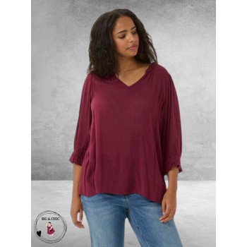 KAFFE CURVE Blouse Windsor Wine