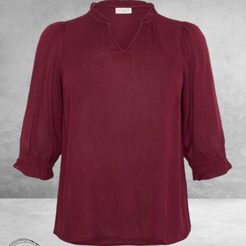 KAFFE CURVE Blouse Windsor Wine