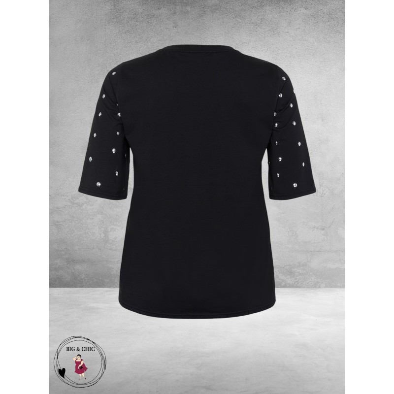 Kaffe Curve Shirt Chelena Zwart Studs