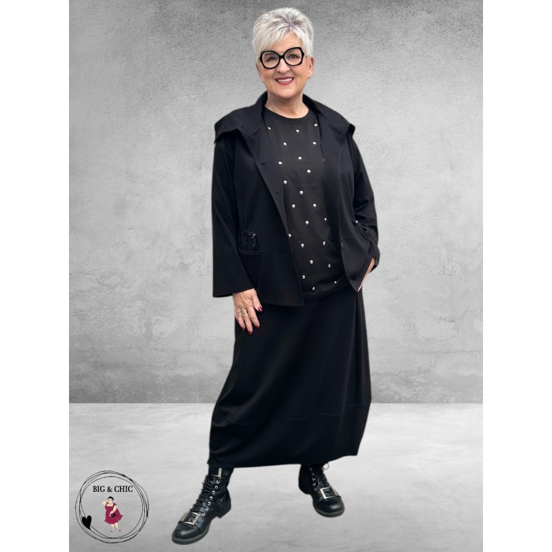 Kaffe Curve Shirt Chelena Zwart Studs