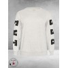 KAFFE CURVE Sweatshirt Statement Lichtgrijs 