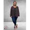 KAFFE CURVE Blouse Milanna Coffee