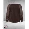 KAFFE CURVE Blouse Milanna Coffee