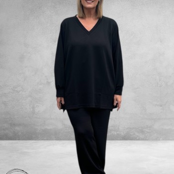 KAFFE CURVE Sweatshirt Annita Black