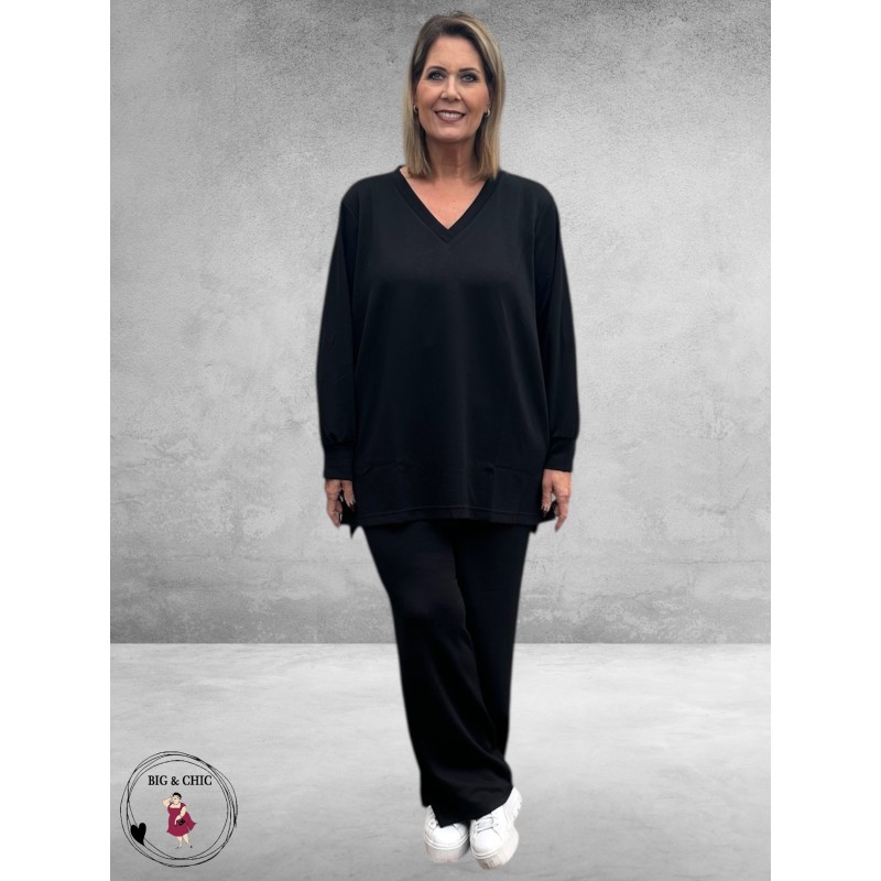 KAFFE CURVE Sweatshirt Annita Black