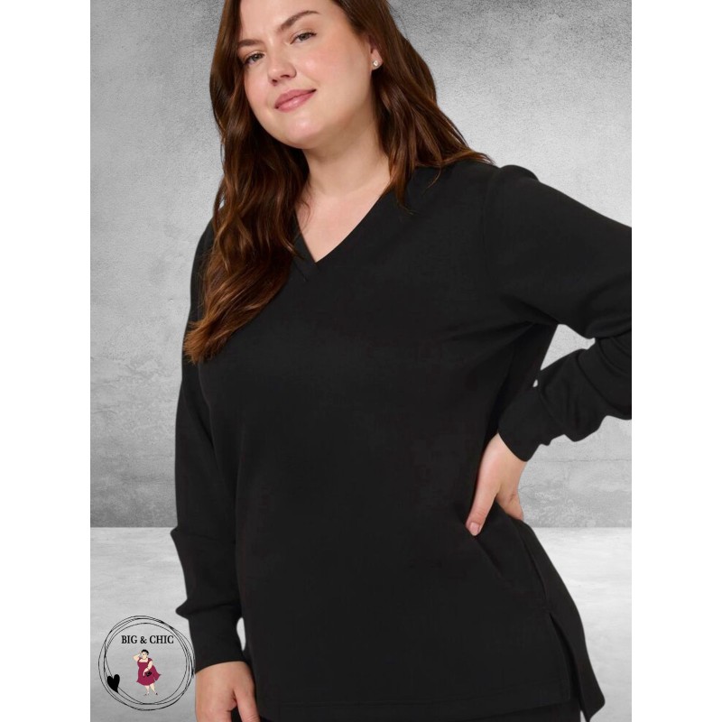 KAFFE CURVE Sweatshirt Annita Black