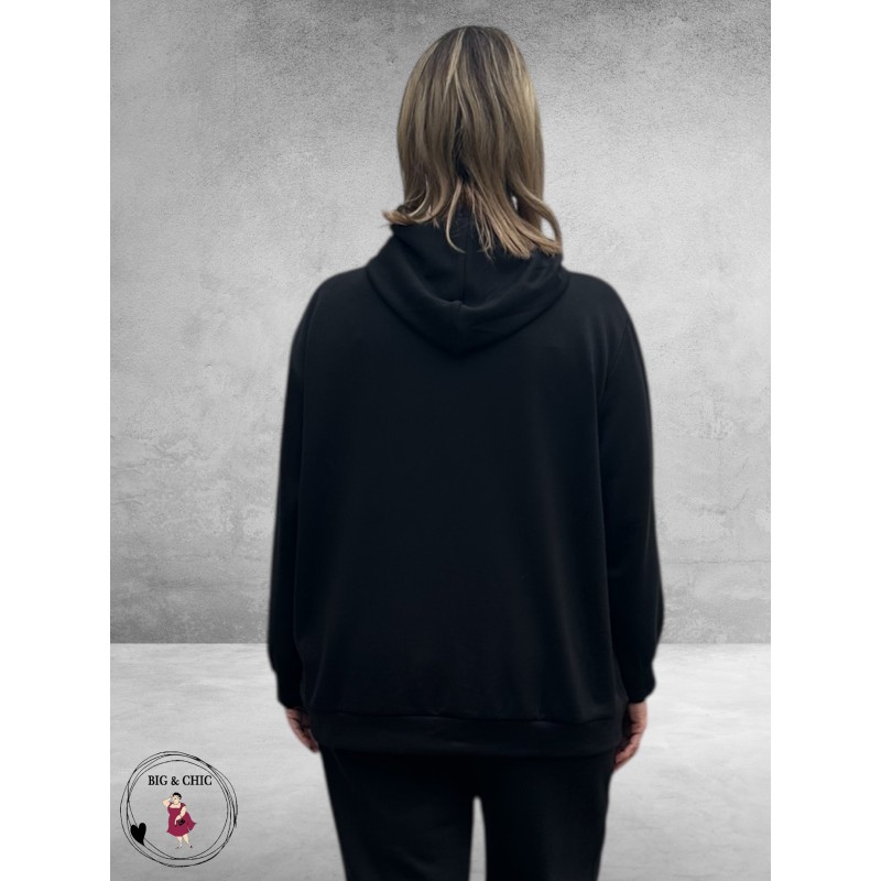 KAFFE CURVE Sweatshirt/Hoodie Annita Black 