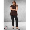 KAFFE CURVE Blouse Milia Black Coffee