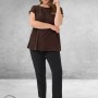 KAFFE CURVE Blouse Milia Black Coffee