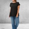 KAFFE CURVE Blouse Milia Black Deep