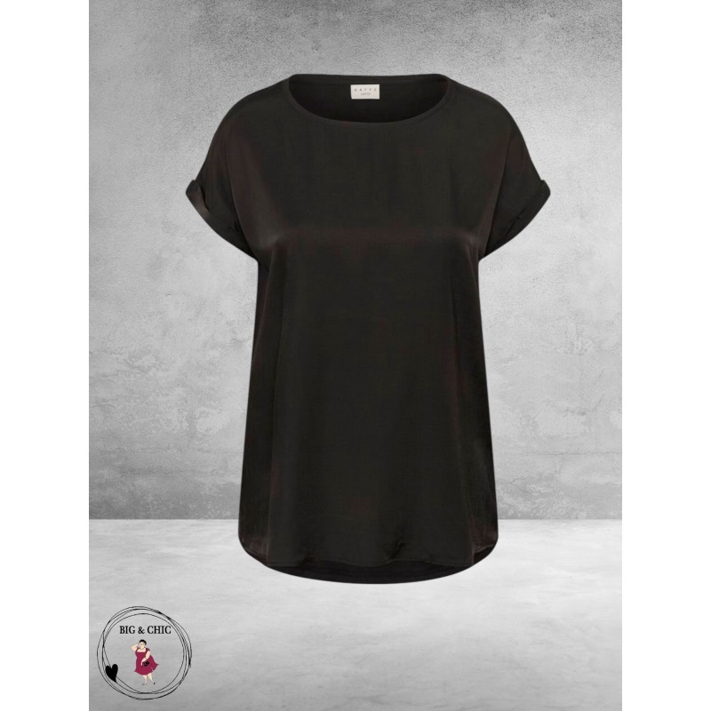 KAFFE CURVE Blouse Milia Black Deep