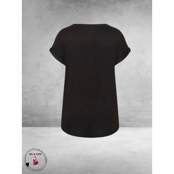 KAFFE CURVE Blouse Milia Black Deep