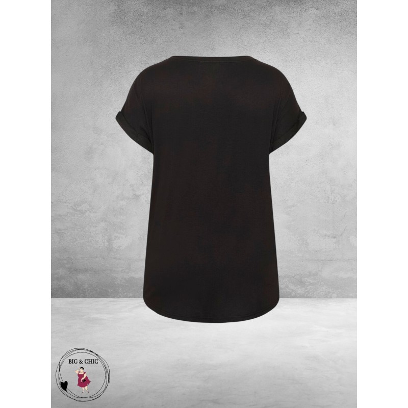 KAFFE CURVE Blouse Milia Black Deep