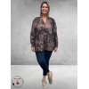 KAFFE CURVE Blouse Jamia Grafische Print