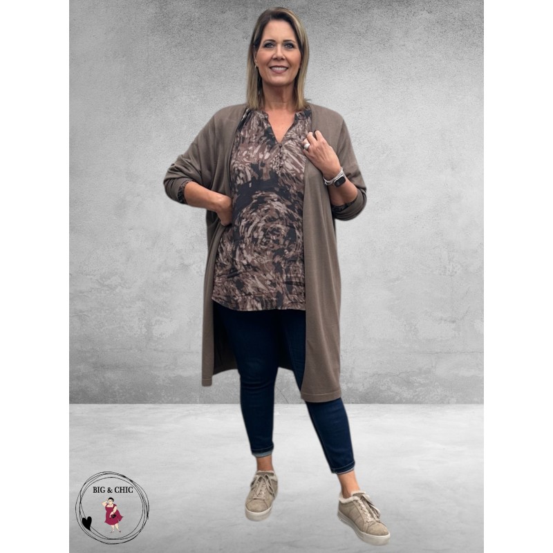 KAFFE CURVE Blouse Jamia Grafische Print