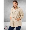 Kaffe curve Trenchcoat Kort Feather Grey