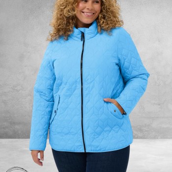 Kaffe Curve Jas Leina Step Azure Blue