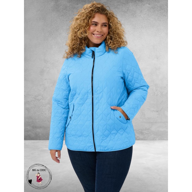 Kaffe Curve Jas Leina Step Azure Blue