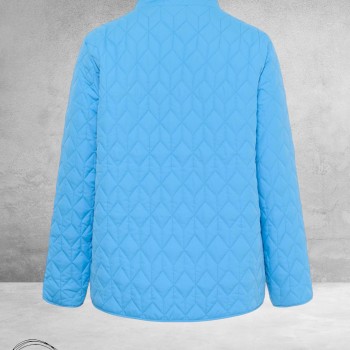 Kaffe Curve Jas Leina Step Azure Blue