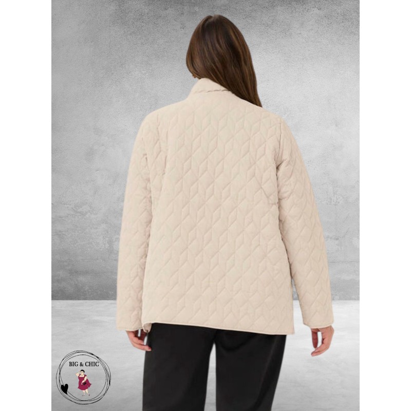 Kaffe Curve Jas Leina Step  Zand