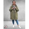 Kaffe Curve Regen Parka Sofia Dusky Green