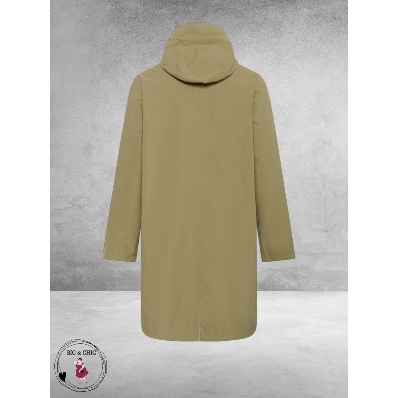 Kaffe Curve Regen Parka Sofia Dusky Green