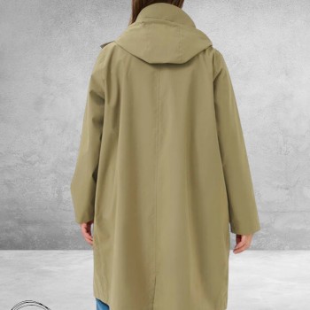 Kaffe Curve Regen Parka Sofia Dusky Green