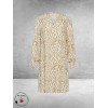 Kaffe Curve Jurk Mahlena Beige/Creme