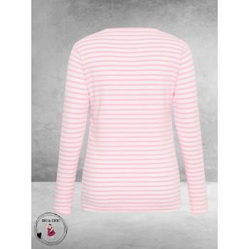 Kaffe Curve Shirt Poppy Red Heart