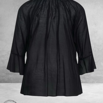 Kaffe Curve blouse Flori – Deep Black