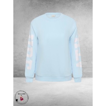 Kaffe Curve Sweater ATHLEISURE Lichtblauw