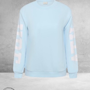 Kaffe Curve Sweater ATHLEISURE Lichtblauw