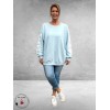 Kaffe Curve Sweater ATHLEISURE Lichtblauw
