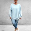 Kaffe Curve Sweater ATHLEISURE Lichtblauw