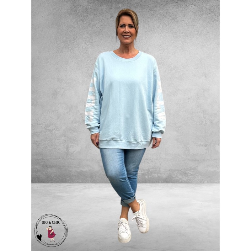 Kaffe Curve Sweater ATHLEISURE Lichtblauw