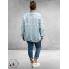 Kaffe Curve Sweater ATHLEISURE Lichtblauw