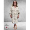 Kaffe Curve Jurk Mahlena Beige/Creme