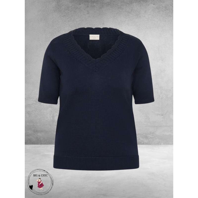 Kaffe curve Trui Leani Marine