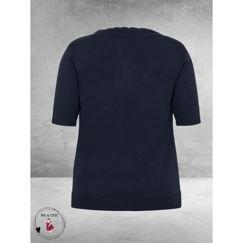 Kaffe curve Trui Leani Marine