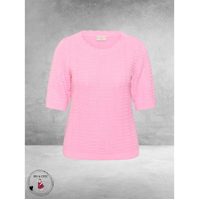 Kaffe curve Trui Lotia Pink Frosting