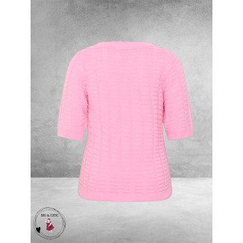 Kaffe curve Trui Lotia Pink Frosting