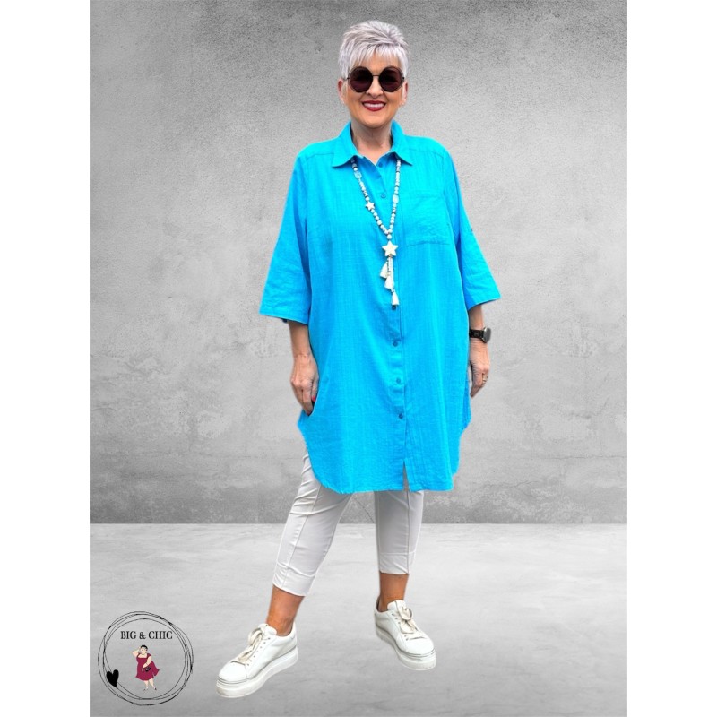 Kaffe Curve Tuniek-Blouse Paula Aquarius